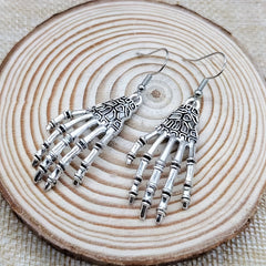 Skeleton Ghost Claw Earrings Halloween Gift