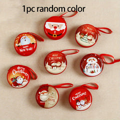 Christmas Cartoon Zero Wallet Adornment Toy Gift Santa Claus Snowman Savings Can