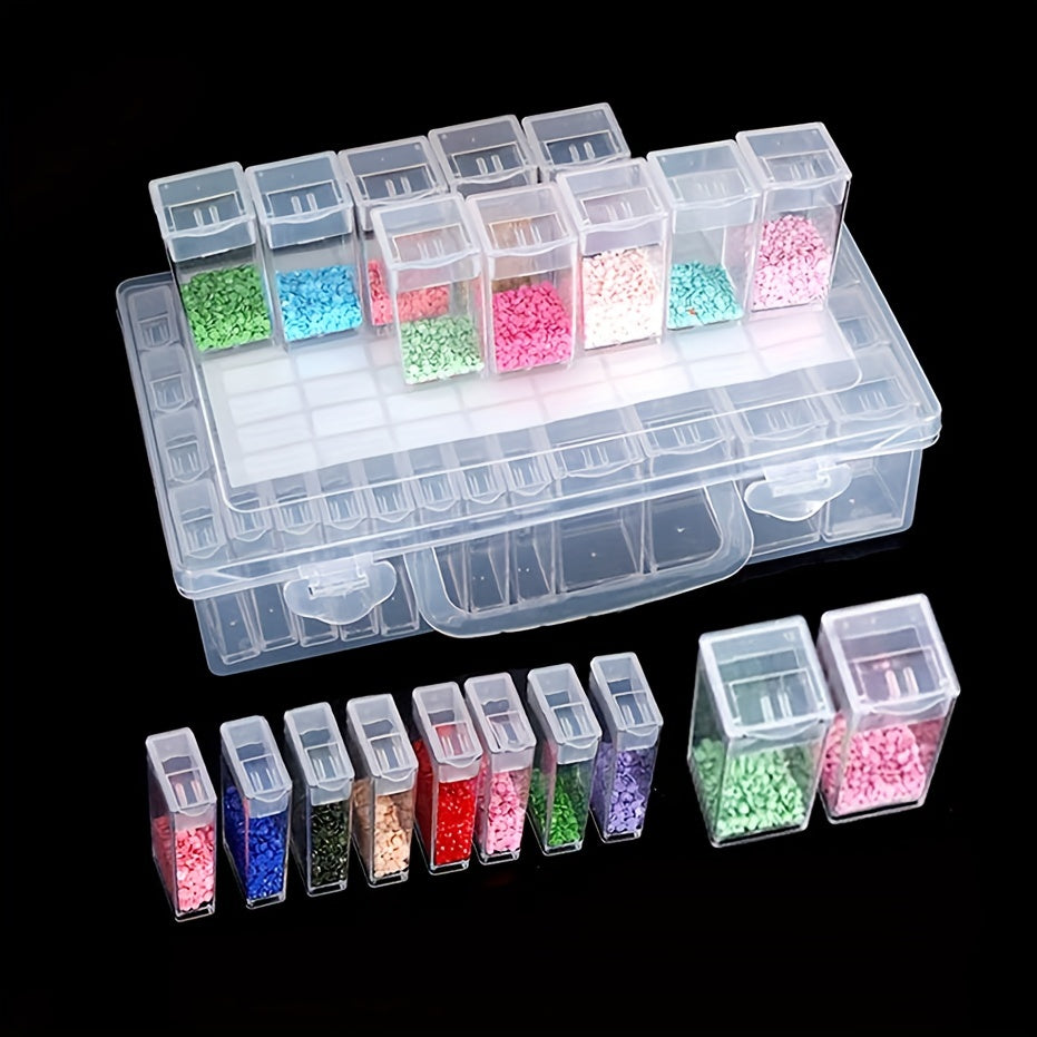 DIY Diamond Painting Storage Box 40 48 56 Grids Bead Organizer Container