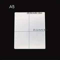 A5 A6 A7 Notebook Cover Resin Mold DIY Silicone Mold