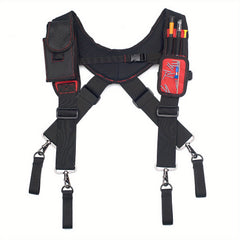 Magnetic Tool Belt Suspenders with Phone Holder