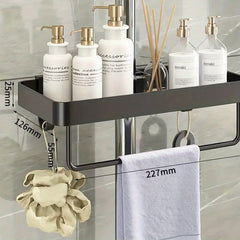 Shower Caddy Rod Holder Bathroom Organizer