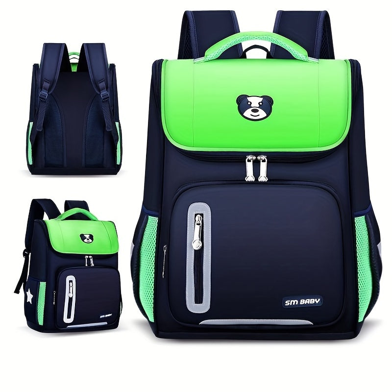 Kids Reflective Backpack Waterproof Large Capacity School Bag