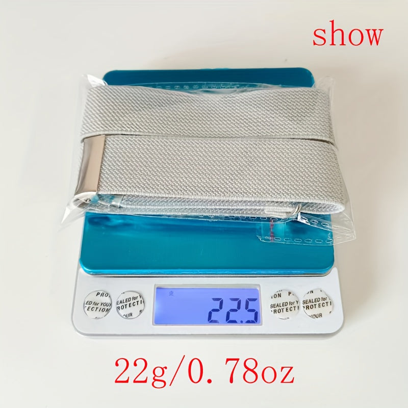2pcs Adjustable Elastic Armbands for Men & Women Polyester Sleeve Bands 2 Wide