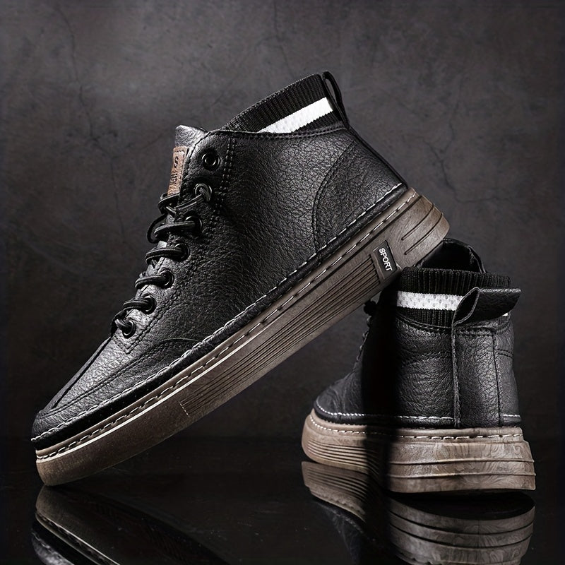 Men's Lace up Sneakers Breathable Walking Shoes