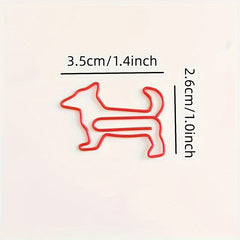 Cat & Dog Paper Clips Bookmarks, Office Supplies, Desk Accessories