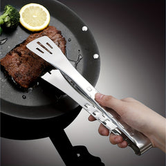 Stainless Steel Food Tongs Anti-scalding Bread Clips BBQ Clamps