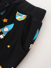 Space Planet Rocket Boys Jogger Sports Pants