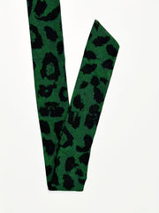 Leopard Print Long Sleeve Maxi Shirt Dress