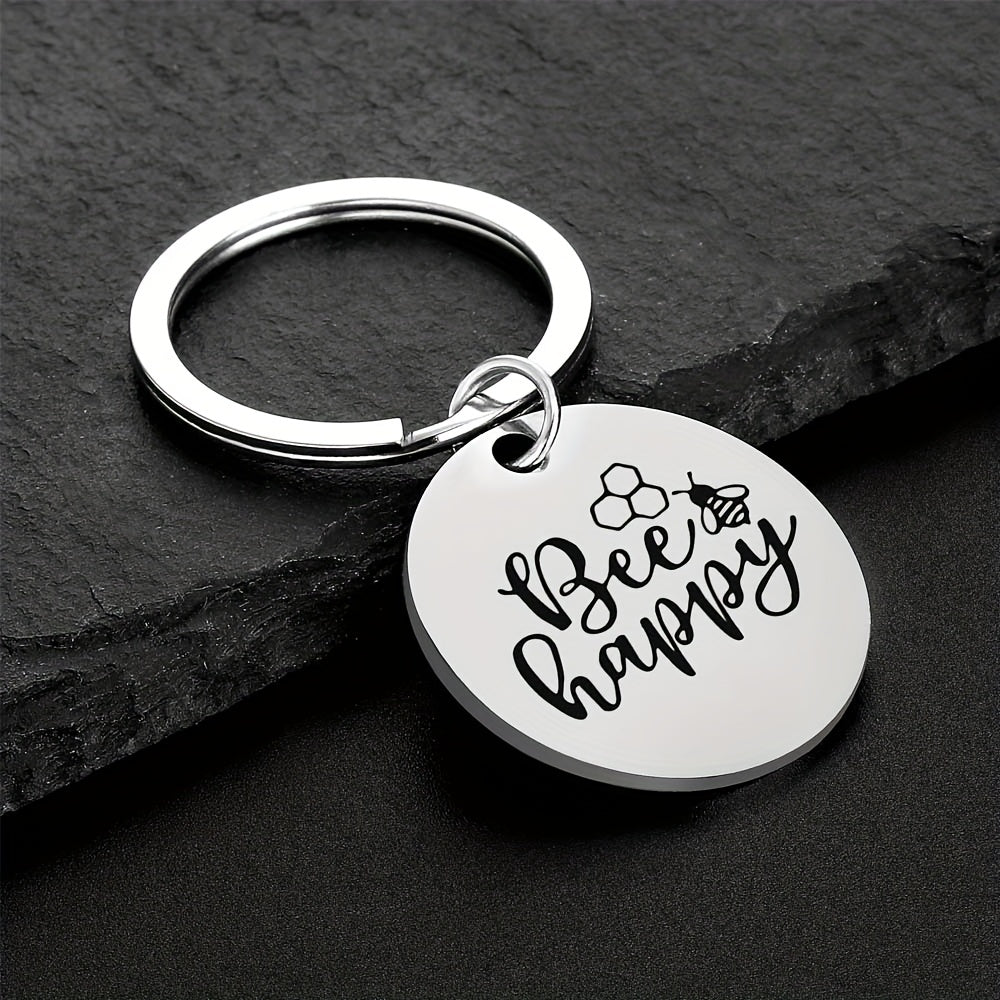 Boys Cartoon Bee Pendant Keychain Decorative Accessories Gift