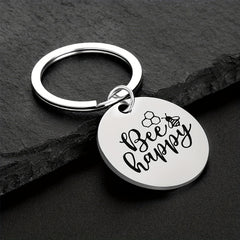 Boys Cartoon Bee Pendant Keychain Decorative Accessories Gift