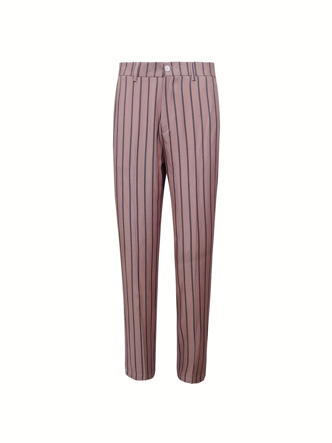 Men's Striped Dress Pants - Semi-Formal Stretch Woven Pants