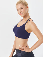 Backless Yoga Sports Bra for Solid Workouts