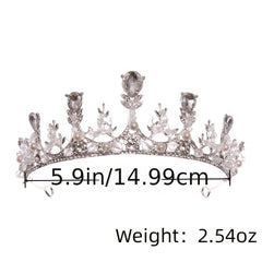 Crystal Bride Tiara Wedding Crown Headband