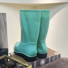 Women's Waterproof High Top Rain Boots Comfortable Non-slip Outdoor Boots
