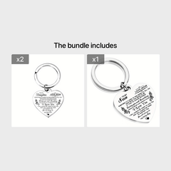 Heart Necklace 'I Love You' Stainless Steel Pendant