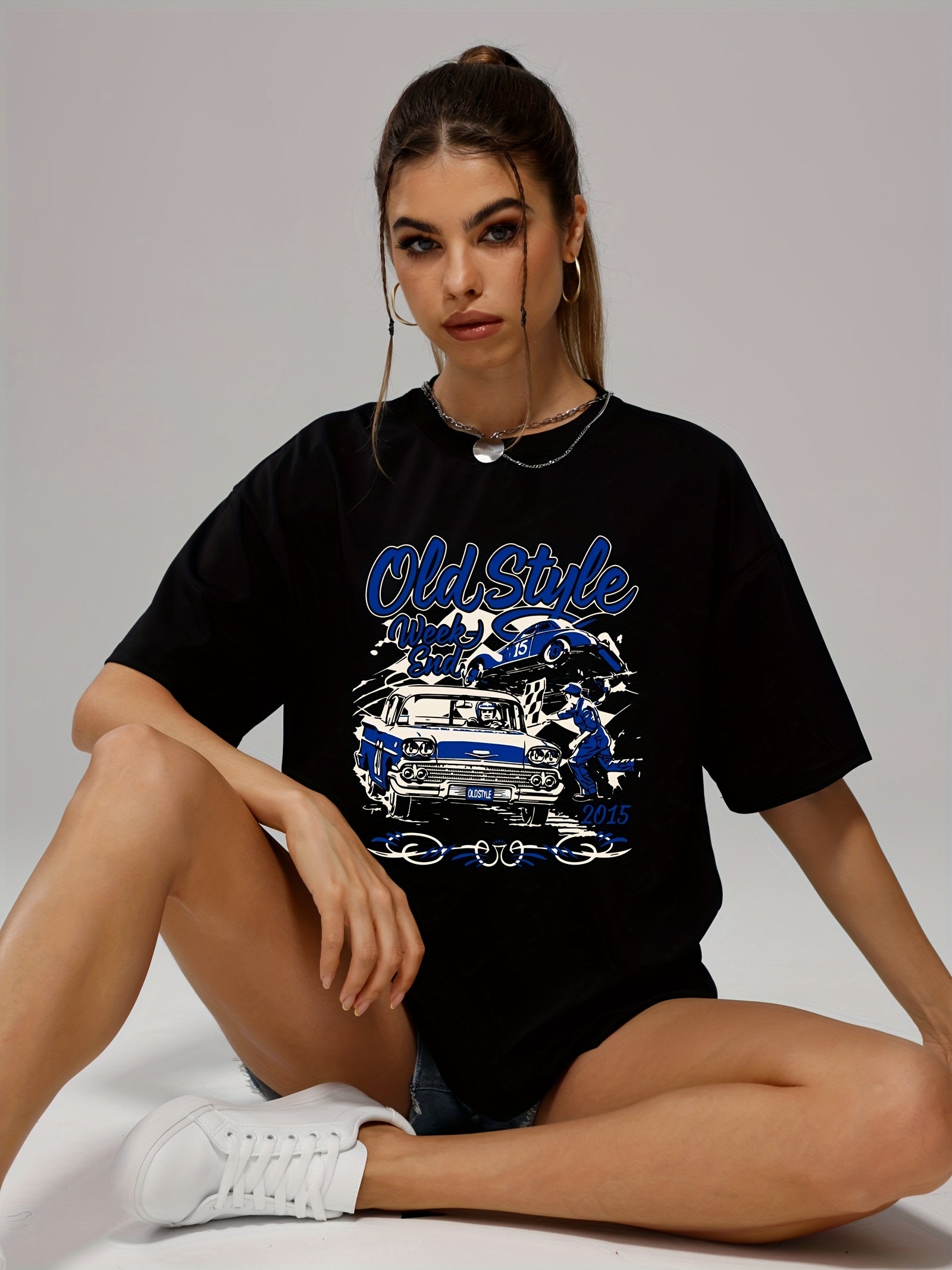 Loose Sports Tee Casual Short Sleeve T shirts Women's Summer Tops