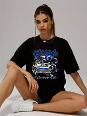 Loose Sports Tee Casual Short Sleeve T shirts Women's Summer Tops