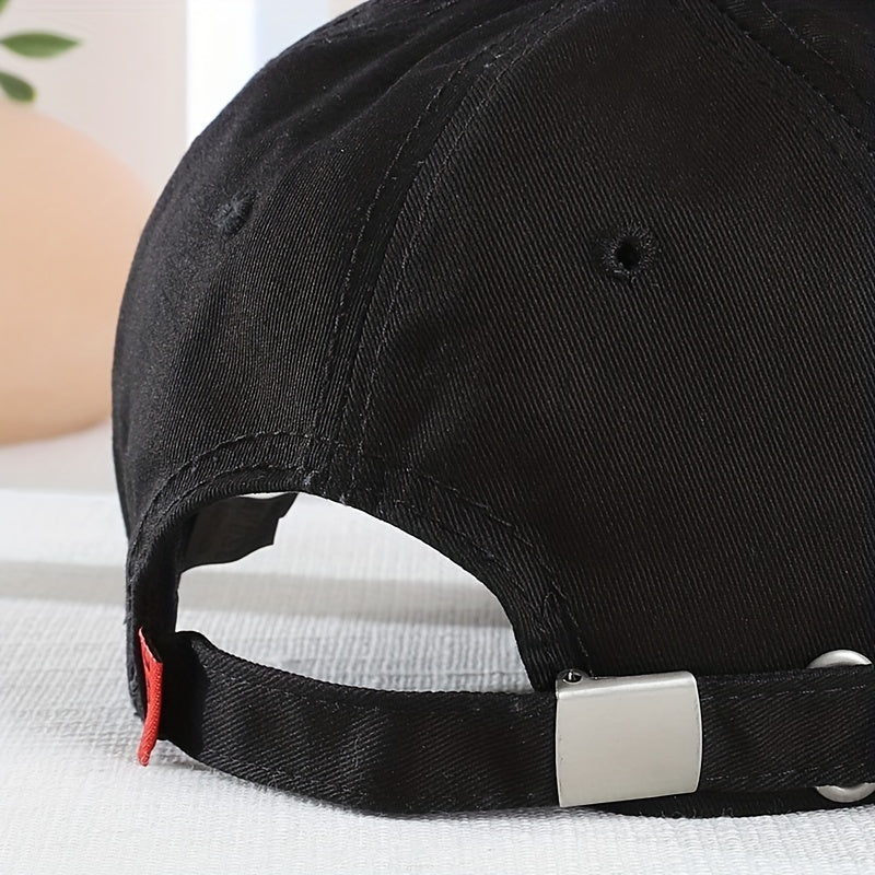 Letter Embroidery Baseball Cap Outdoor Sunshade Sunscreen Hat