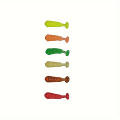 Mini Micro Bait Ultra Small Road Bait Spiral T Tail Bait Soft Worm Fly Hook