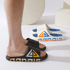 Men's Lightweight PVC Slides Non Slip House Shoes Indoor Outdoor Shower