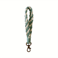 Boho Macrame Wristlet Keychain for Girls