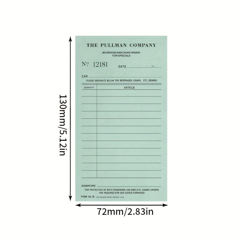 50pcs Narrative Chapter Light Retro DIY Pocket Note Paper