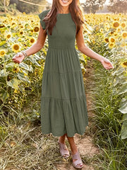 Layered Casual Summer Dress Women's Clothing