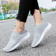 Women's Knit Sock Sneakers Lightweight Low Top Walking Shoes