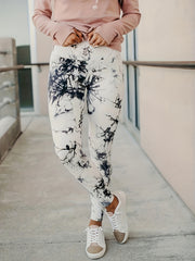 Tie Dye Yoga Pants Running Fitness Leggings