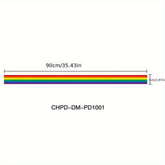 5 Rainbow Ribbon Streamers Headbands for Couples