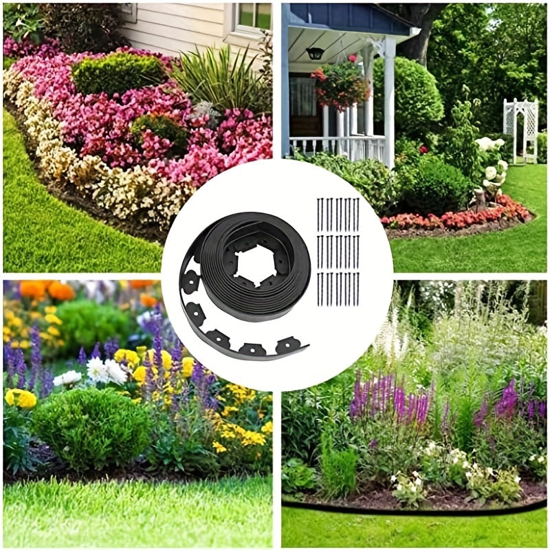 Flexible Plastic Lawn Edging 20 Feet