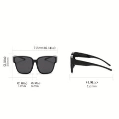 Polarized Fit Over Sunglasses Anti Glare UV400 Sun Shades Glasses