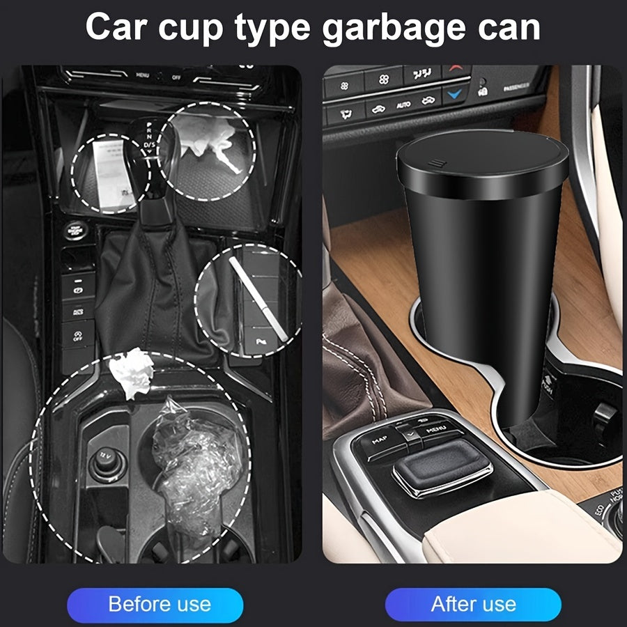 Multifunctional Car Storage Box Car Trash Can