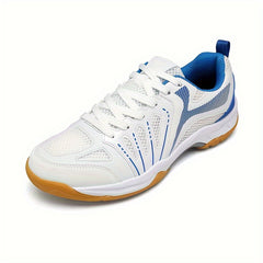 Men's Pro Badminton Shoes Non Slip Lace Up Sneakers