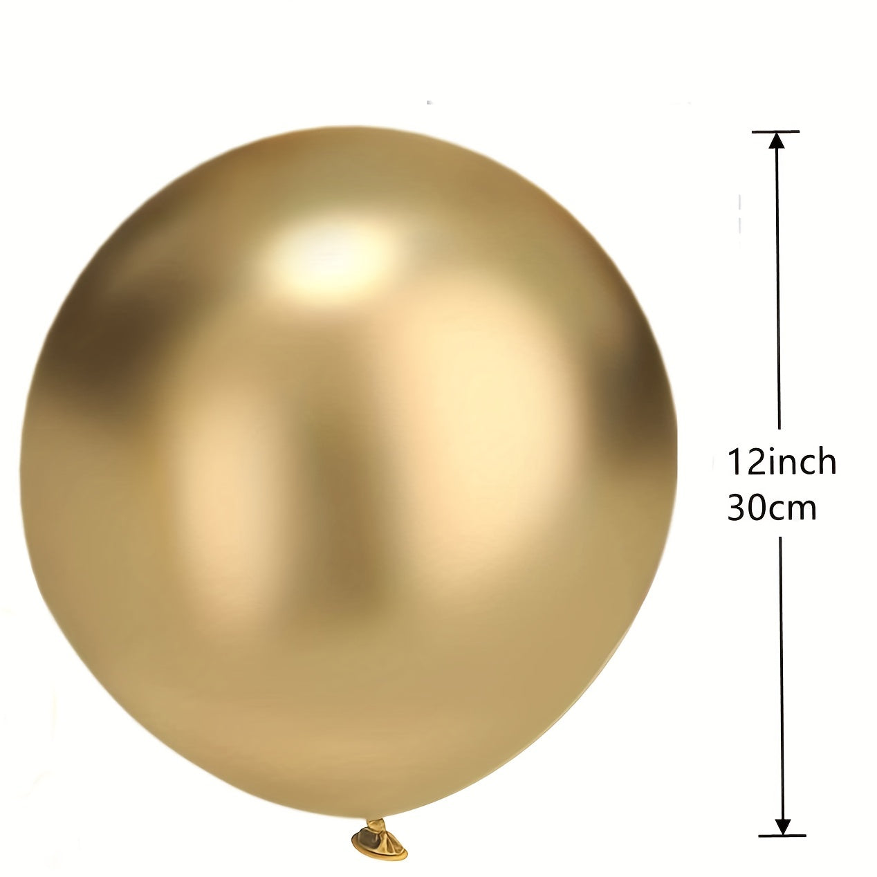 50pcs Party Golden Metal Balloon 30 Happy Birthday Party Decoration