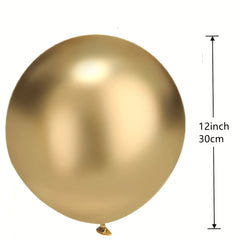 50pcs Party Golden Metal Balloon 30 Happy Birthday Party Decoration