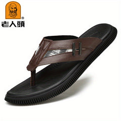LAORENTOU Men's Durable Flip Flops Fast Dry Comfortable Thong Sandals