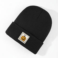 Halloween Pumpkin Knitted Hat Soft Skull Cap