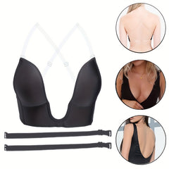 Soft Plunge Bra Breathable Women's Lingerie