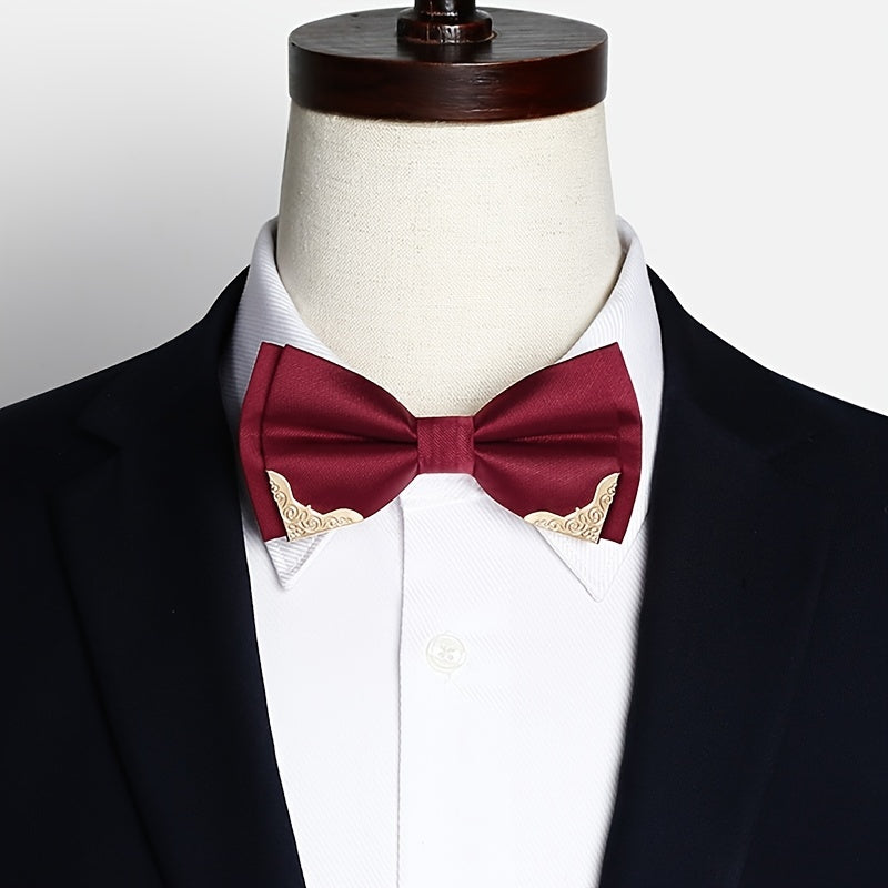 Women's Bow Metal Decor Solid Polyester Bow Tie Party Supplies