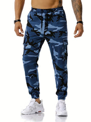Men's Camo Cargo Pants Work Outdoors Streetwear