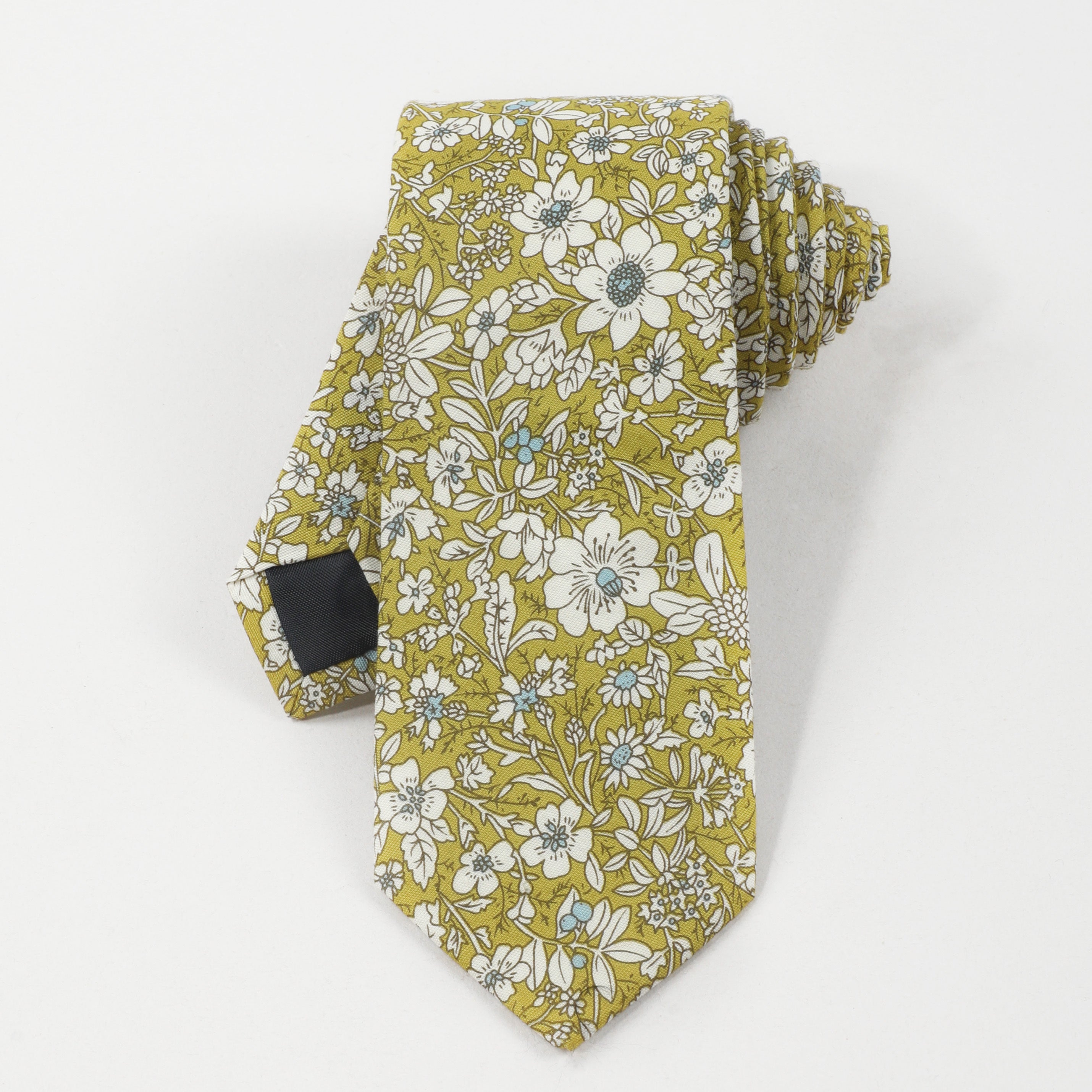 Men's Flower Print Tie for Wedding Party