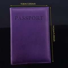 Stylish Wallet Card Holder for Passport and Cards