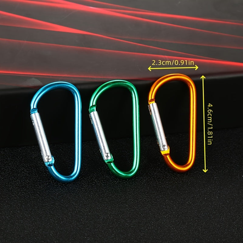 10pcs Metal Buckle Aluminum Water Bottle Buckle Outdoor Camping Hiking