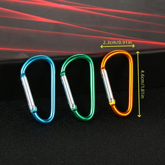 10pcs Metal Buckle Aluminum Water Bottle Buckle Outdoor Camping Hiking