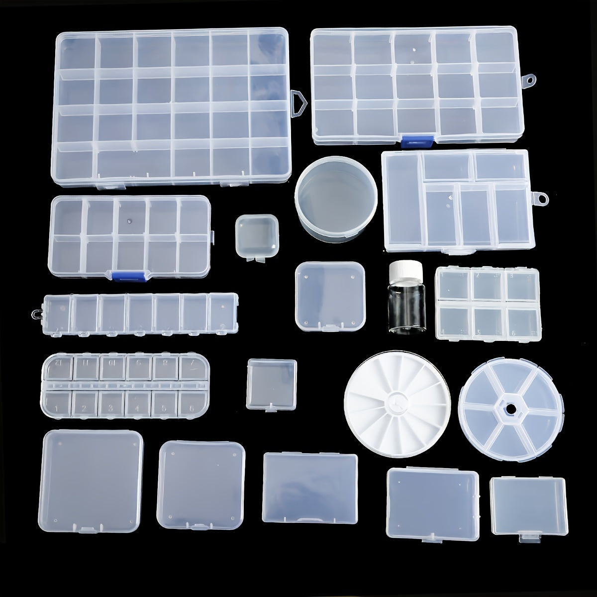 Transparent Plastic DIY Jewelry Storage Box