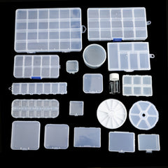 Transparent Plastic DIY Jewelry Storage Box