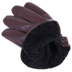 Windproof Touch Screen Gloves with Fleece Lining for Winter Activities