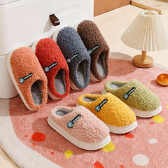 Women's Plush Lined Flat Slippers - Comfortable Slip On Shoes